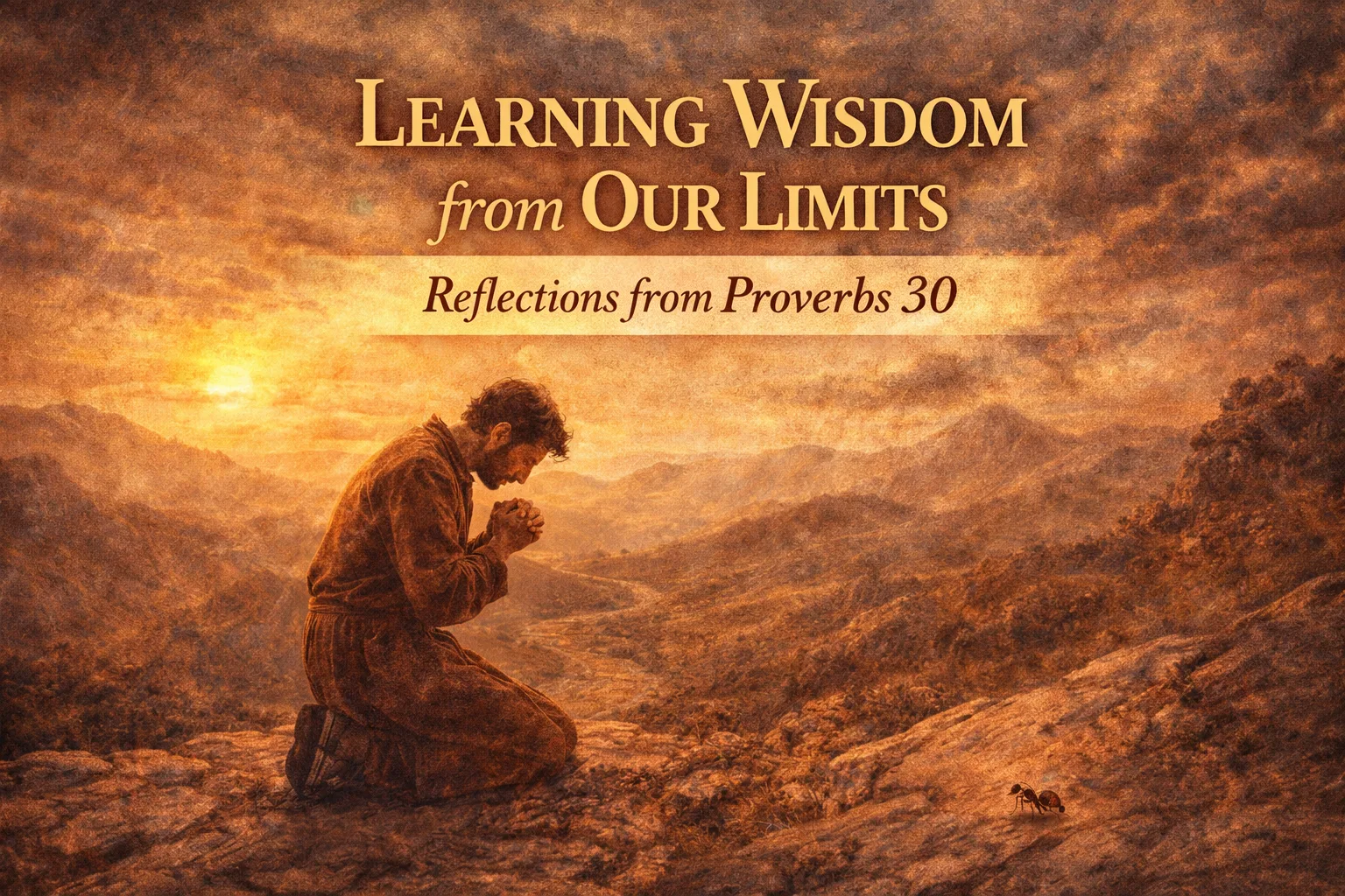 Learning Wisdom from Our Limits: Reflections from Proverbs 30